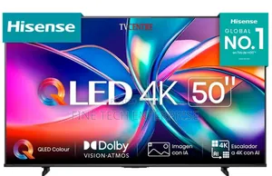 Hisense 50 Inches Qled Smart Uhd Frameless Q6