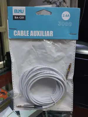 3m Auxiliary Audio Cable.
