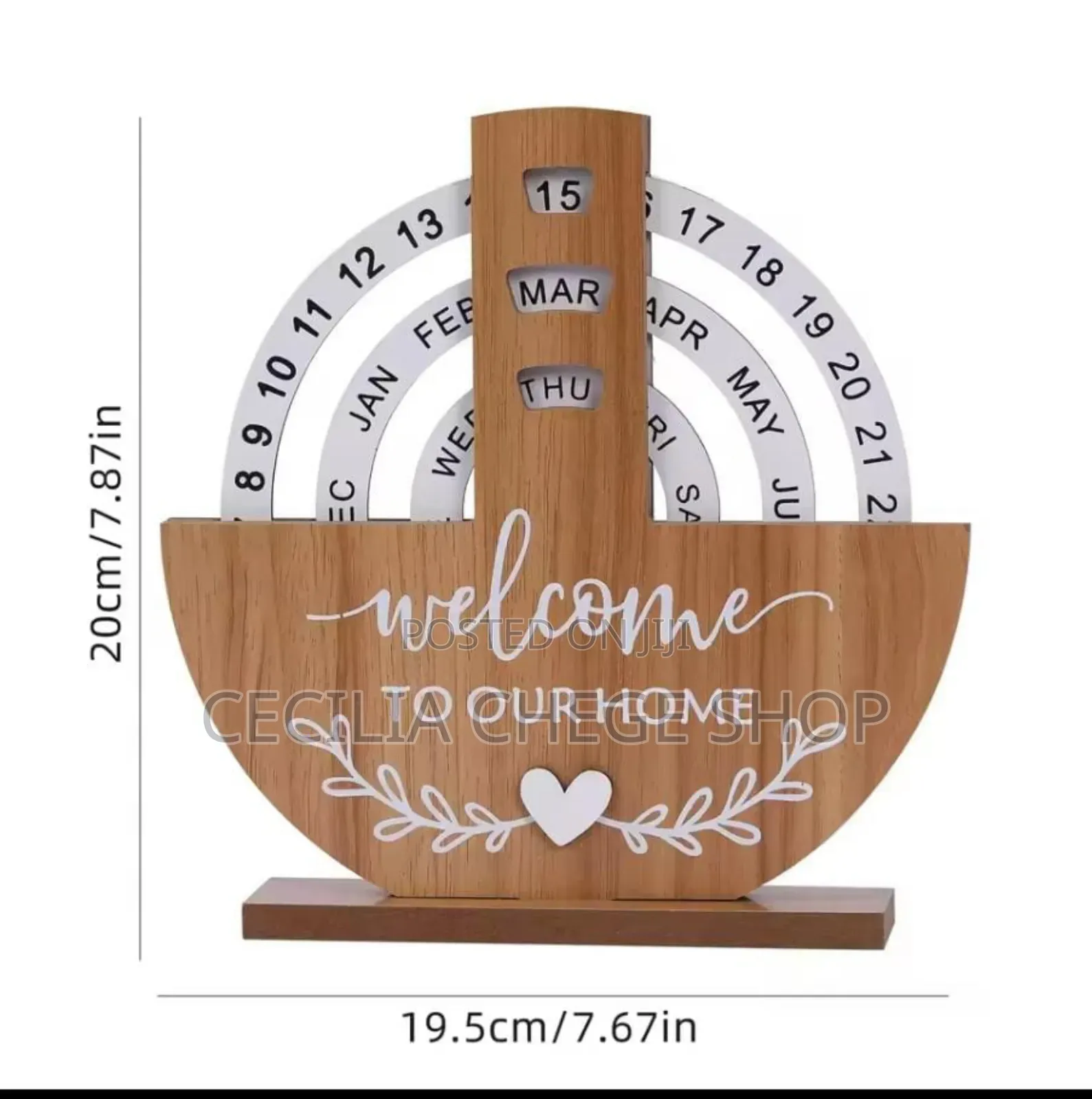Wooden Perpetual Calendar