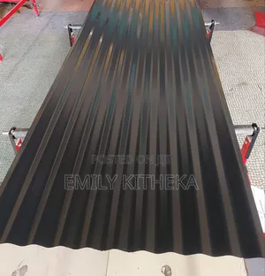 Corrugated Roofing Sheets. Charcoal Grey