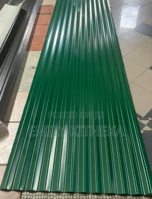 Corrugated Roofing Sheets. Green 30 Gauge 