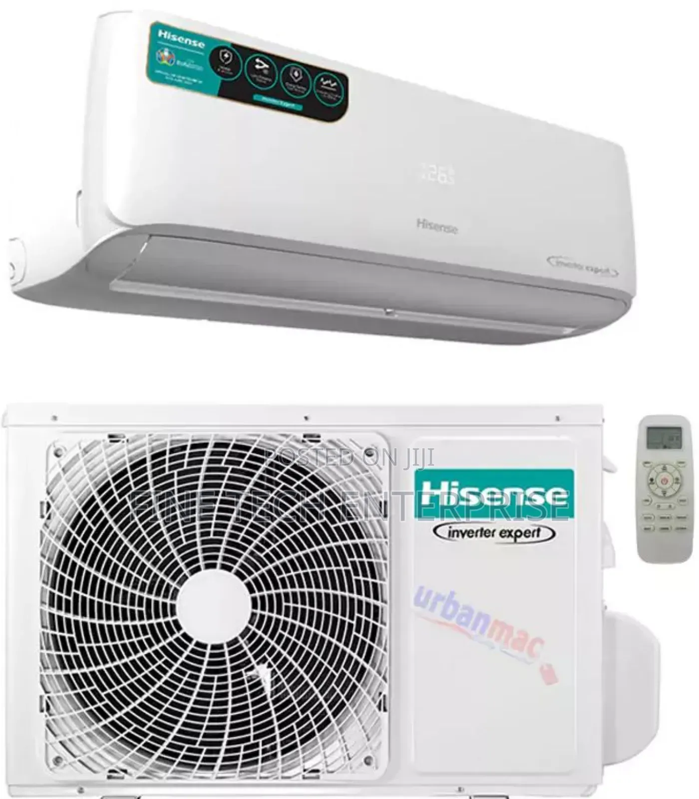 Hisense 1.5hp Split Aircon Cooling Only Tg Basic Panel R419a