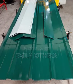 Box Profile Glossy Roofing Sheets. Greens