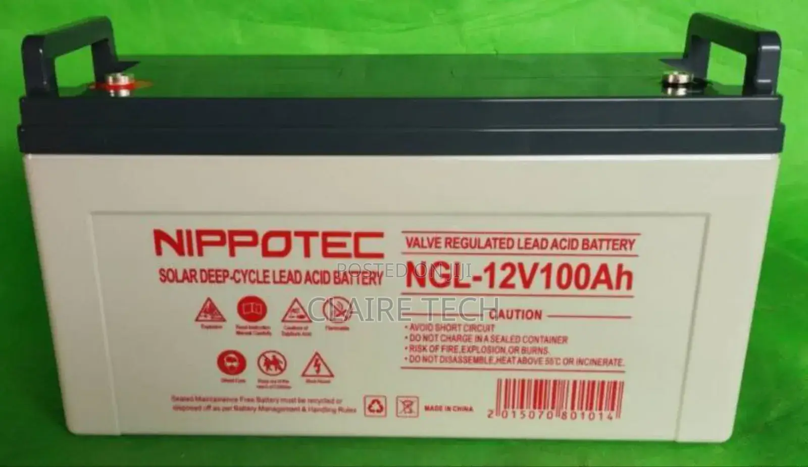 Nippotec 100ah Solar Battery
