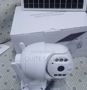( Ubox 4g PTZ Solar Wifi Security Camera) -- (Reliable Battery Backup)