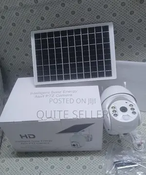 ( Wifi Security Camera )- Ubox Sl100 4g PTZ Solar Wifi Security Camera