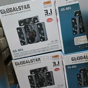 3.1ch Globalstar Home Theater System With Remote Control Woofer System