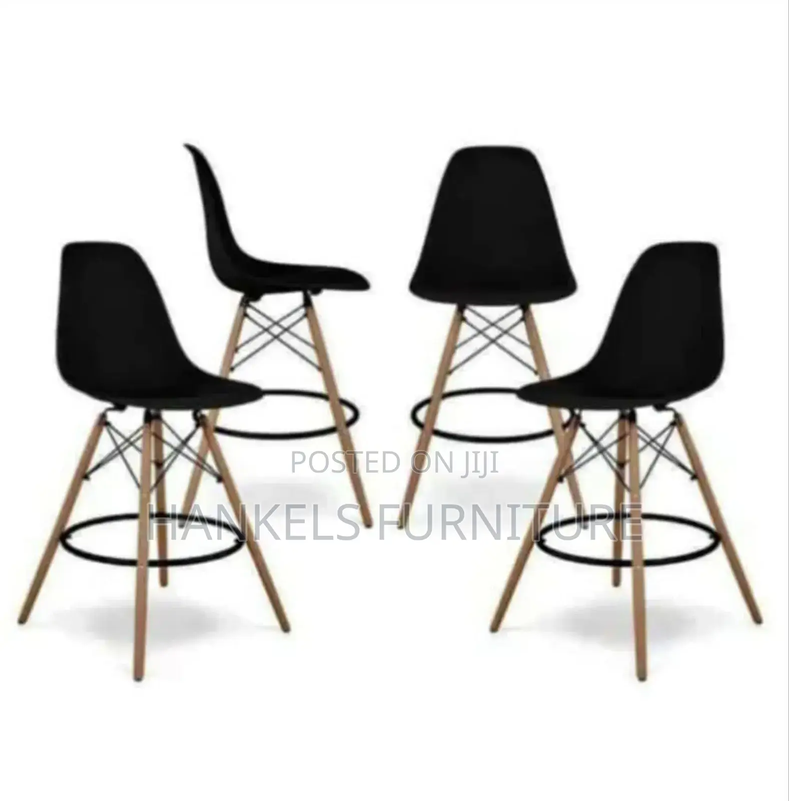 Black High Bar Stools