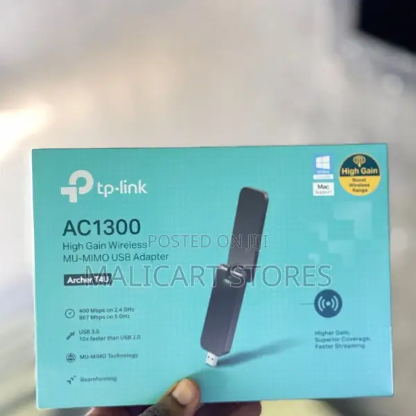 Tp-Link Archer T4u Ac1300 Mini Wireless Mu-Mimo Usb Adapter