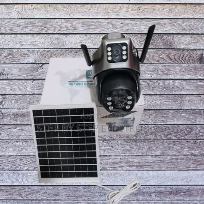 4g Simcard Dual Lens Solar CCTV Camera With Motion Sensor