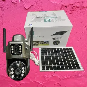 Dual Lens 1080p Full Hd Solar Energy Powered 4g CCTV Camera
