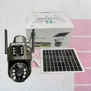 Pir Sensor Alarm 4g Dual Lens Solar Security Outdoor Camera