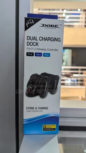 Dobe Dual Charging Dock Black for /Ps4 Slim/ Ps4 Pro Controller