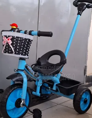 Tricycle With Push Handle