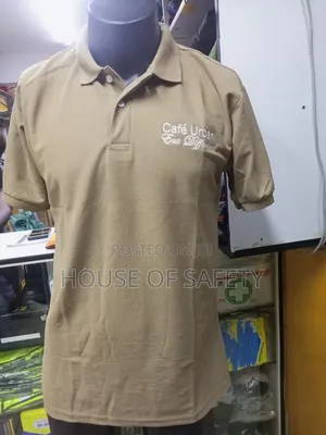 Beige Clean Polo Shirts