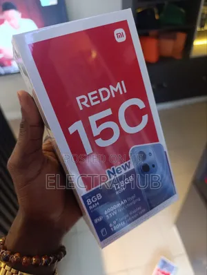 New Xiaomi Redmi 15C 4G 128 GB Black