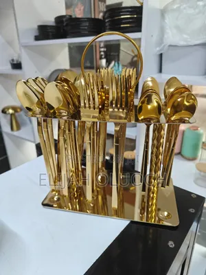 *36 PCS Cutlery Set Gold*