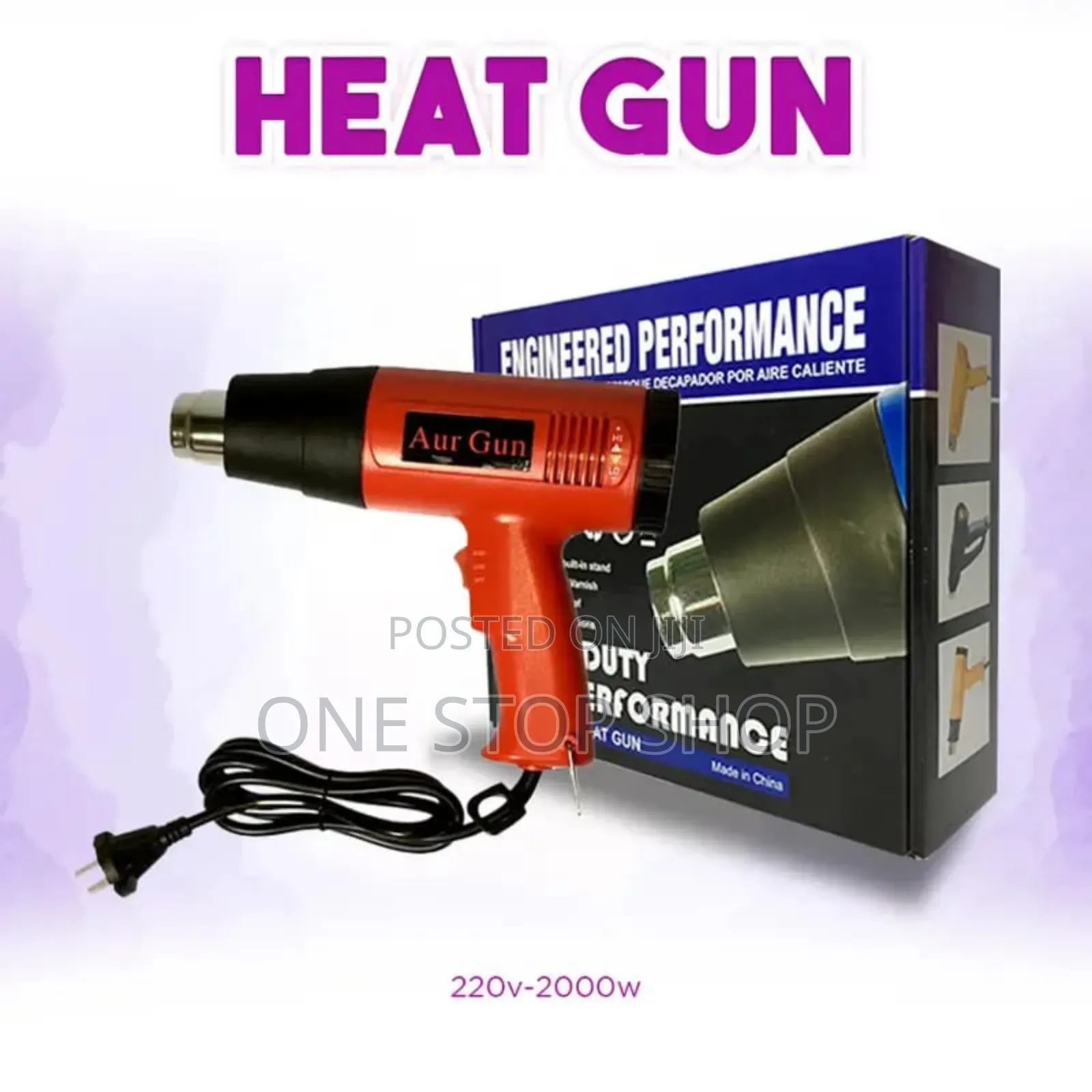 2000w Heavy Duty Elehot Air Heat Hun