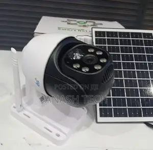 Inbuilt Battery PTZ Solar CCTV Camera 4g Simcard White