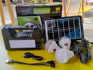 Solar Lighting System With 3led Bulbs
