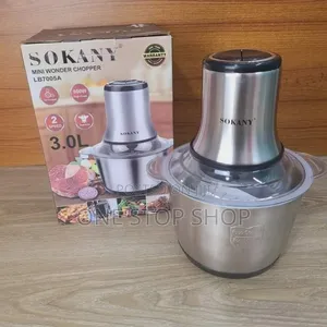 Sokany 3l Stainless Steel Electric Food Processor Chopper Meat Grinder