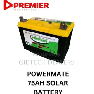 Heavy Duty Powermate 75ah 12v Solar Battery