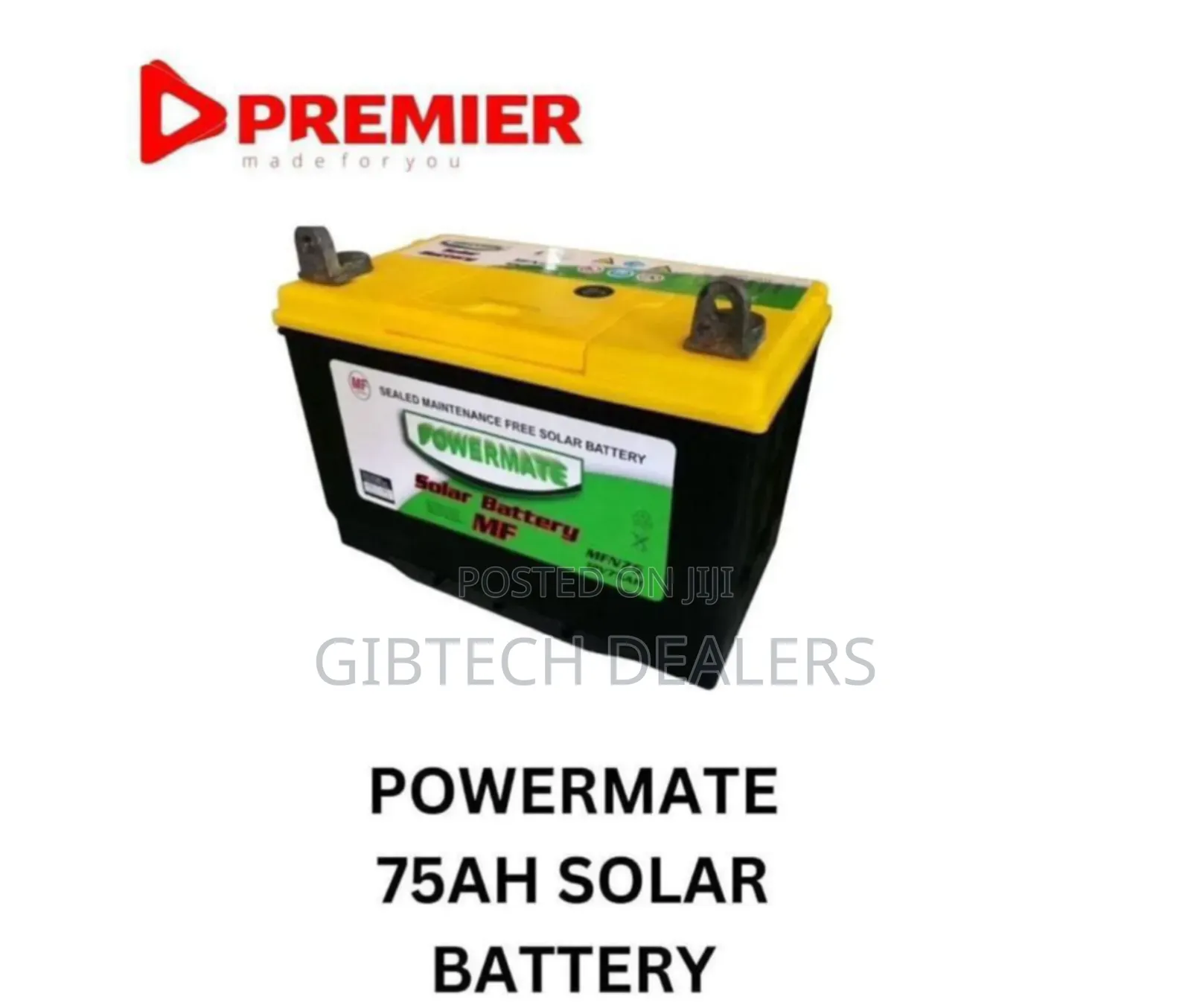 Powermate 12v 75ah Deep Cycle Solar Battery