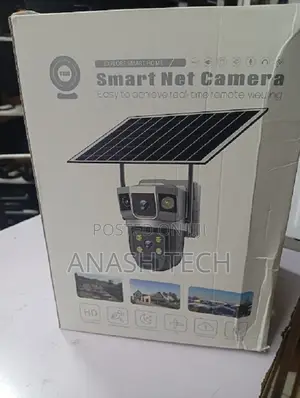 V380 Full Hd~ 4mp Dual Lens 4g Solar PTZ Camera