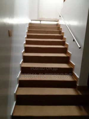 Stairs Wall to Wall Carpet Installation Environmental Friendly