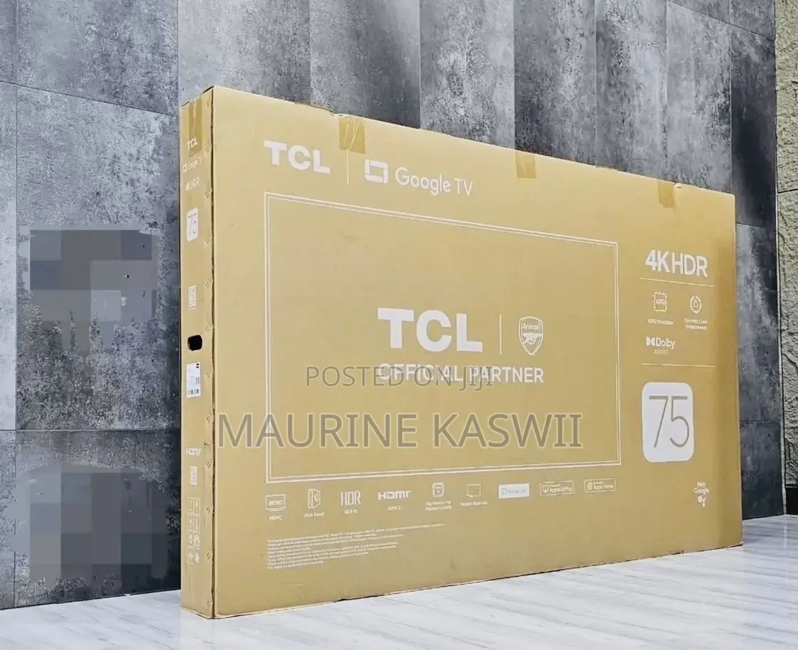 TCL Smart Uhd 75” Frameless