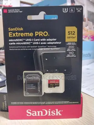 Sandisk Extreme Pro 512gb Micro Sd SDXC Memory Card 200mb/S U3 A2