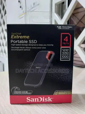 Sandisk 4tb Extreme Portable External SSD