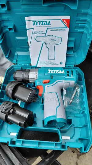 Total Lithium-ion 12v Cordless Drill With 2 Batteries