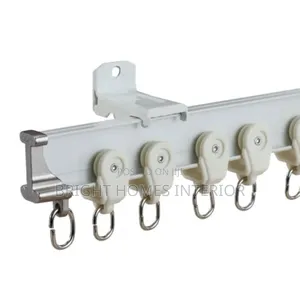 Flexible White Curtain Rail Available