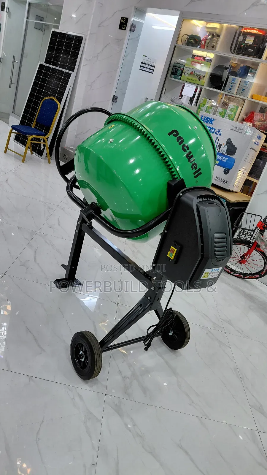 Pacwell Electric Concrete Mixer 200l