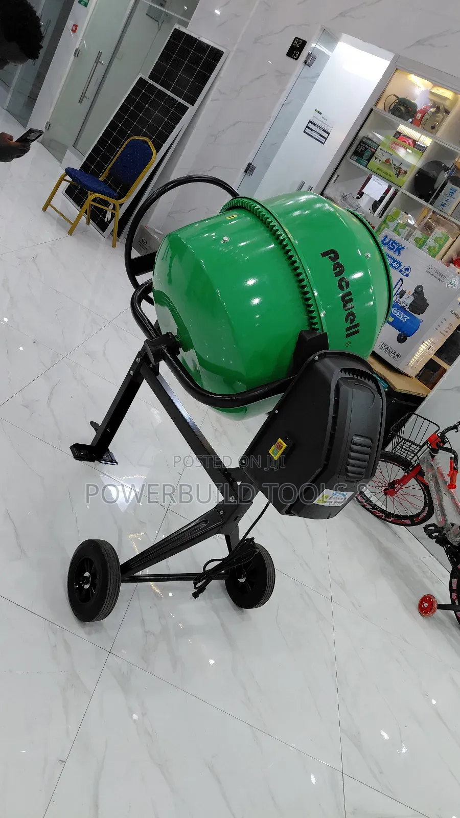 Pacwell Electric Concrete Mixer 200l