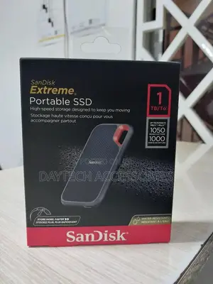 Sandisk 1tb Extreme Portable SSD V2 (Black)