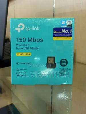 Tp-Link 150mbps Wireless N Nano Usb Adapter Tl-Wn725n