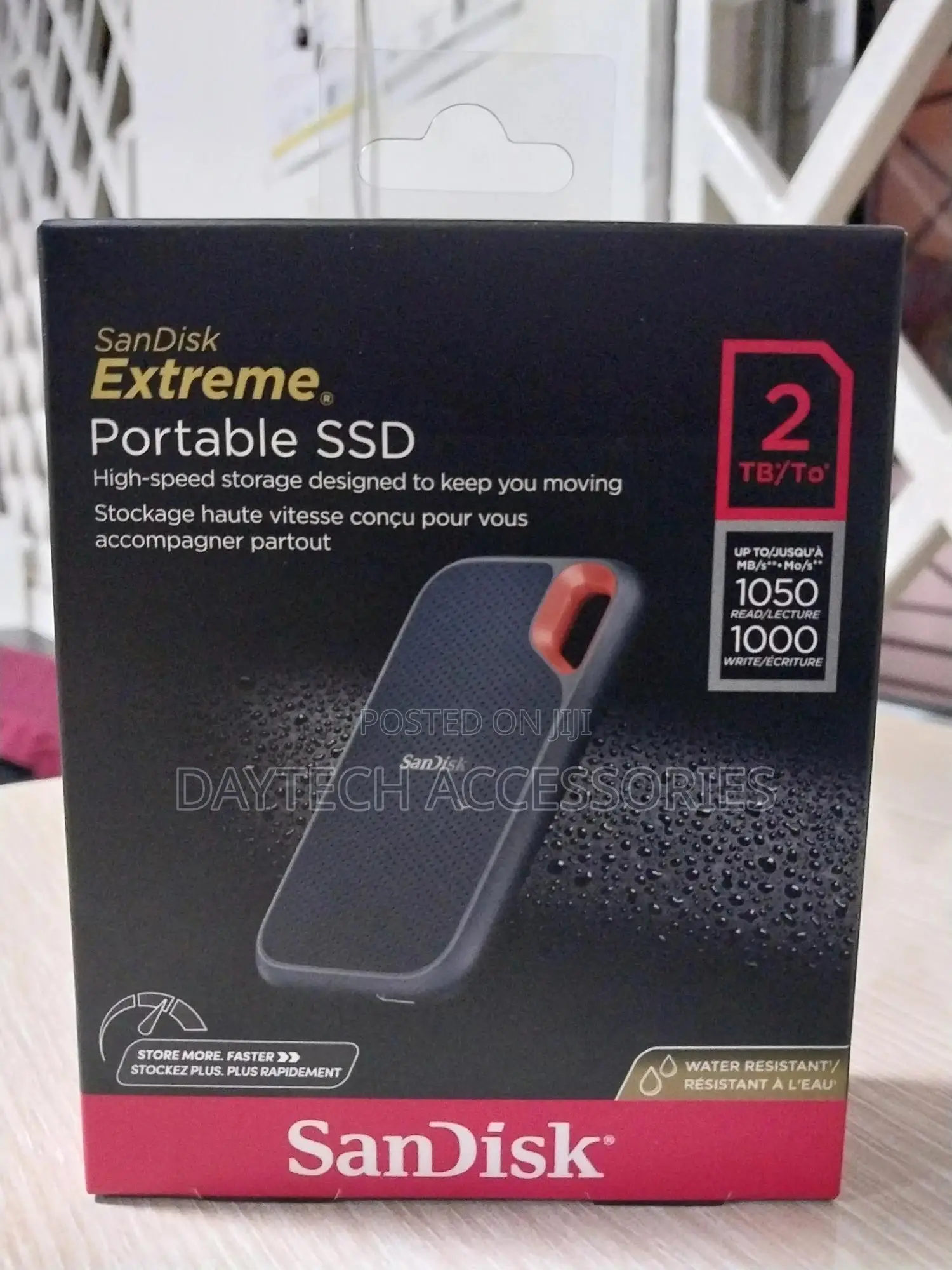 Sandisk Extreme Portable SSD 1050mb/S Usb-C 3.2 Gen 2 2tb