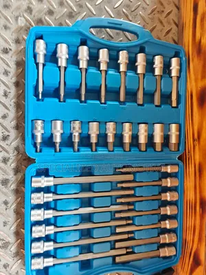 Heavy Duty 30 Piece 1/2 Drive Hex Socket Set Kit Assorted Length