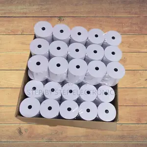 50 Pieces of 80mmx80mm High-Quality Thermal Receipt Rolls in One Box