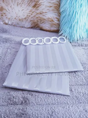 Plain Stripped Polyester Shower Curtains