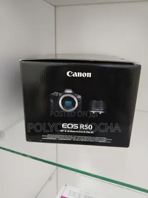 Canon Eos R50 Mirrorless Camera With 18-45mm Lens