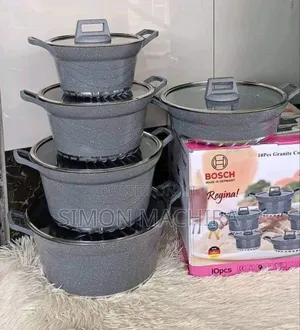 10pcs Gray Bosch Regina Cookware