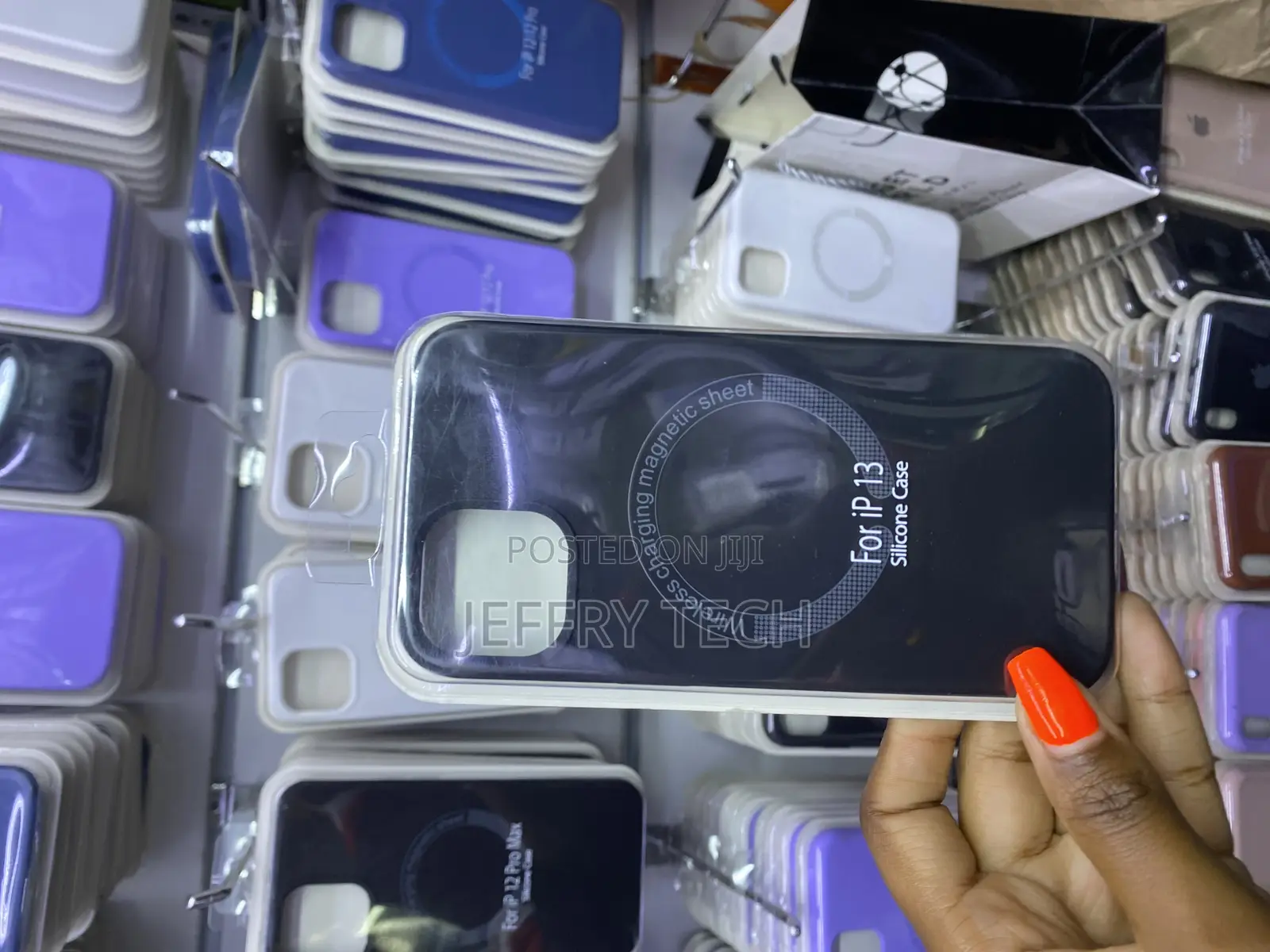 Golbin iPhone 13 Case With Magsafe Microfiber Lining Liquid Silicone