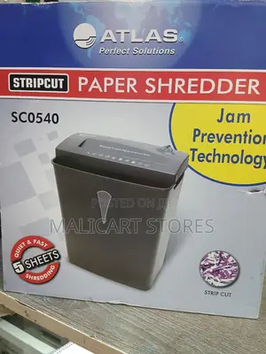 Atlas Sc0540 Paper Shredder 5 Sheets Strip Cut