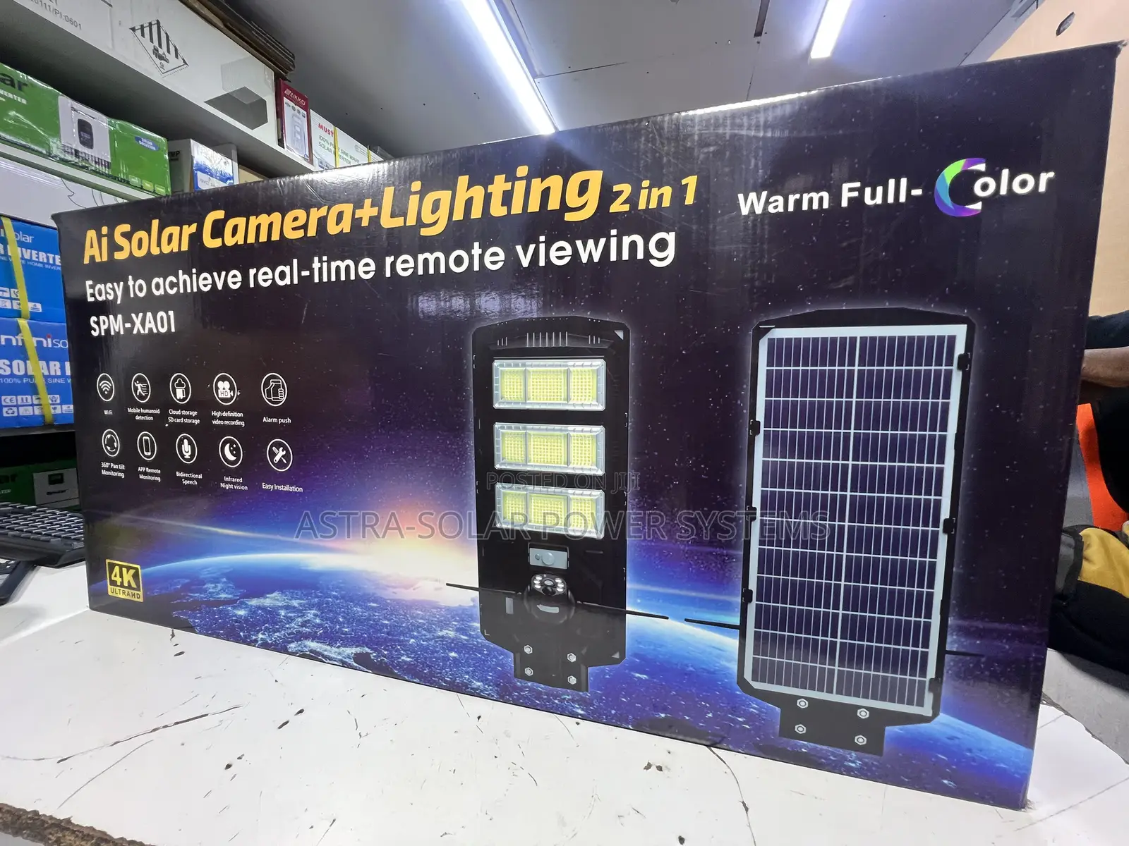 Ai Solar Camera + Lighting