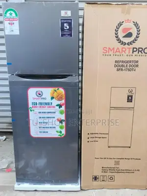 Smart Pro SFR-175-Dt-I Double Door Refrigerator, 138l - Silver
