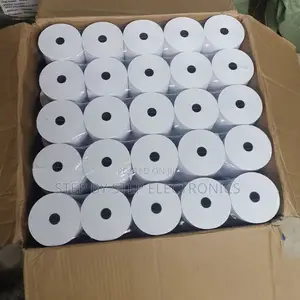50 Rolls Pack of 80mm X 80mm Thermal Receipt Paper Rolls Ideal for Pos