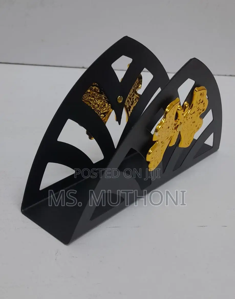 Fancy Metallic Dining Table Serviette Dispenser